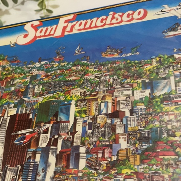 Vintage City of San Francisco 1988 Jigsaw Puzzle New in Factory Sealed Box - Picture 3 of 10